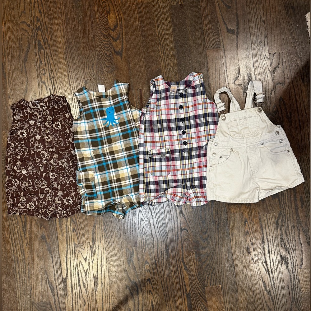 🧸👶 Boys Jumper Bundle of 4 | 18–24 Months | Carter’s, Old Navy, KRU Supplies
